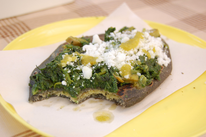 Mexican street food on plate